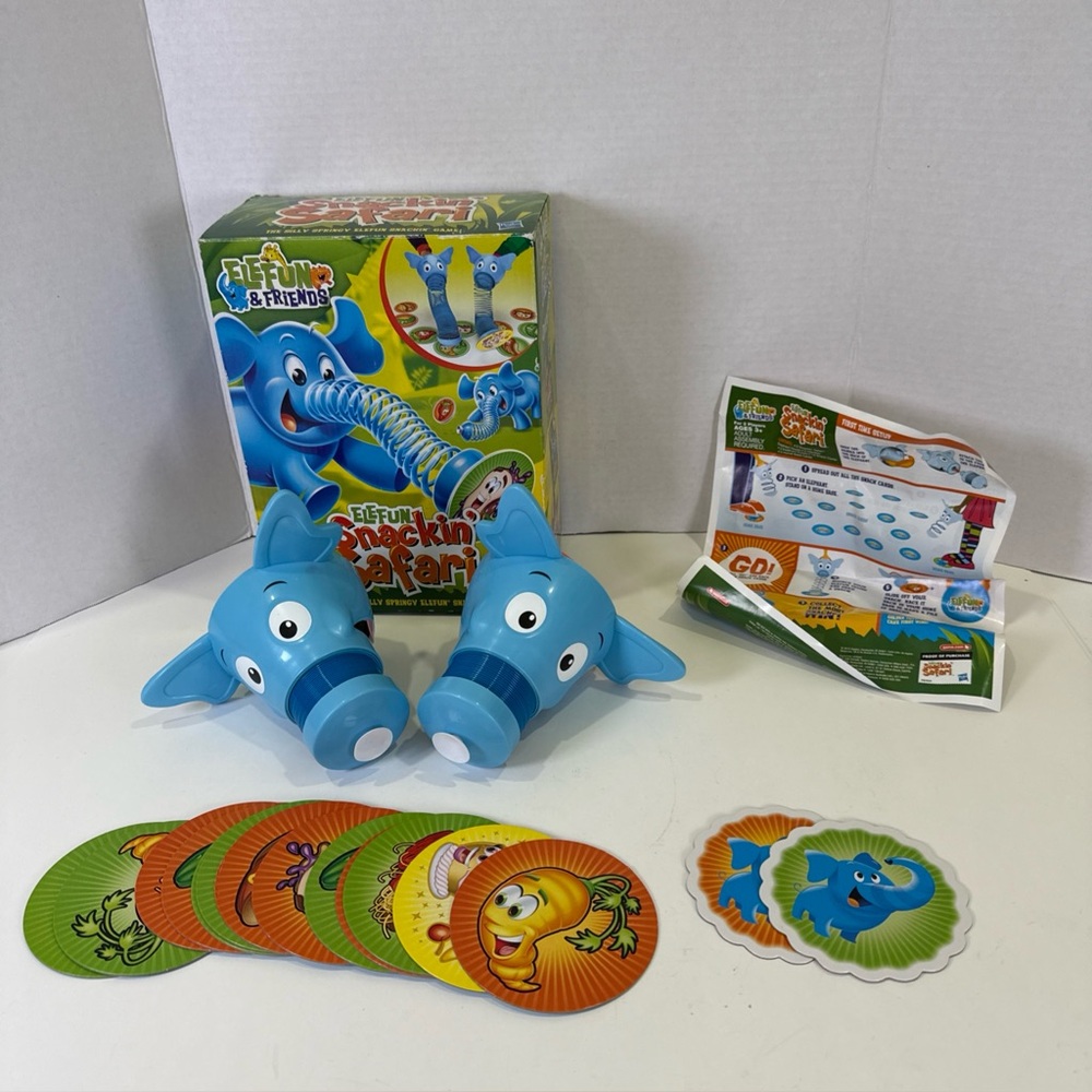 Elefun & Friends Snackin Safari Game (2012) Hasbro Ages 3+ COMPLETE
